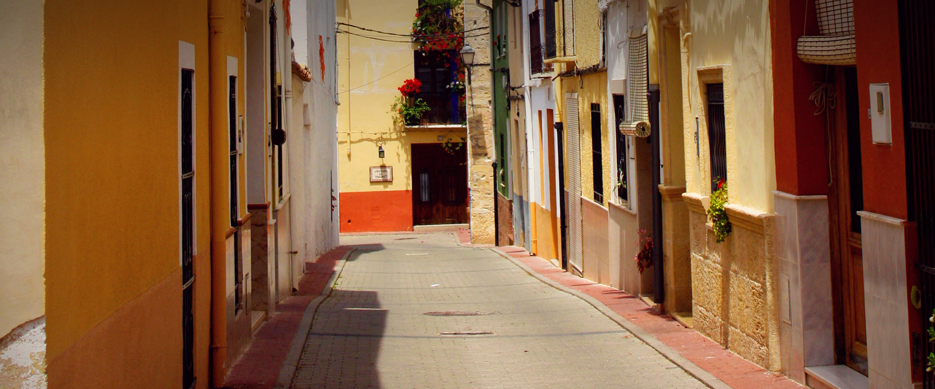 Street of one of the villages of the Vall de Gallinera